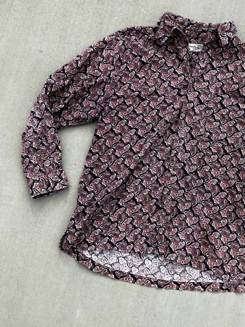 Groovy Corduroy Paisley Shirt